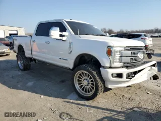 2017 Ford Super Duty F-250 SRW Lariat with VIN 1FT7W2BT3HEB46956, listed as a Copart auction lot 48768225 with 192,893 mi miles and Salvage Title. Bid and sale history available at carsss.com. Image 4.