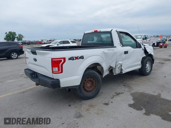 2017 Ford F-150 XL with VIN 1FTMF1EP2HKD58714, listed as a IAAI auction lot 42348983 with 80,468 mi miles and . Bid and sale history available at DreamBid. Image 4.