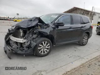 2021 Honda Pilot EX-L z VIN 5FNYF5H52MB029425, wystawiony jako Copart lot #50692605 z przebiegiem Nie podano mil oraz Szkoda całkowita • Salvage title. Historia ofert i sprzedaży dostępna na DreamBid. Obrazek 1.