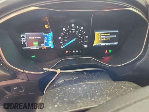 2017 Ford Fusion Hybrid Titanium with VIN 3FA6P0RUXHR154907, listed as a Copart auction lot 61295105 with 163,862 mi miles and Salvage title. Bid and sale history available at DreamBid. Image 9.