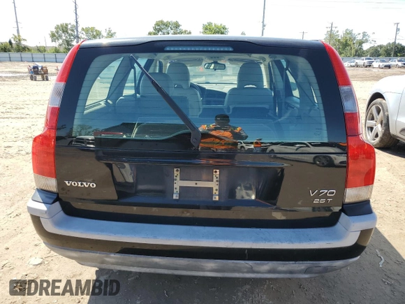 2004 Volvo V70 with VIN YV1SW59VX42426639, listed as a Copart auction lot 74291564 with 0 mi miles and Salvage Title. Bid and sale history available at carsss.com. Image 6.