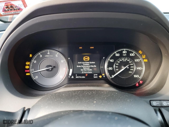 2020 Acura RDX with VIN 5J8TC2H3XLL025054, listed as a Copart auction lot 42303705 with 81,741 mi miles and Salvage Title. Bid and sale history available at carsss.com. Image 9.