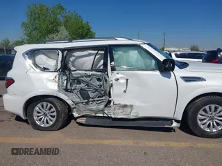 2023 Nissan Armada SV with VIN JN8AY2AD9P9692845, listed as a IAAI auction lot 42213250 with 59,880 mi miles and . Bid and sale history available at DreamBid. Image 6.