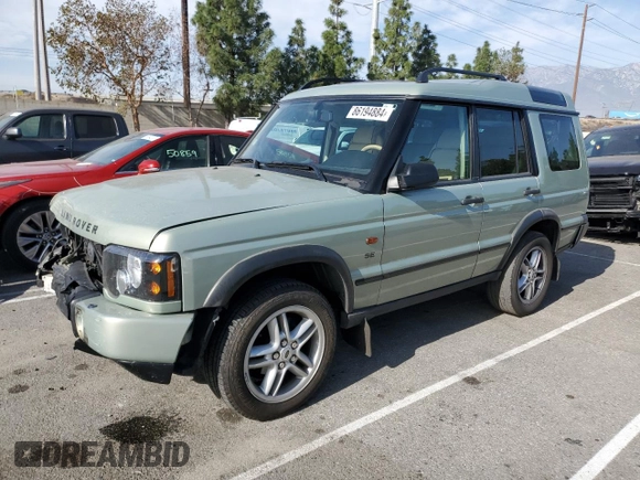 2003 Land Rover Discovery with VIN SALTY16443A788620, listed as a Copart auction lot 86194884 with 264,612 mi miles and Salvage Title. Bid and sale history available at DreamBid. Image 1.