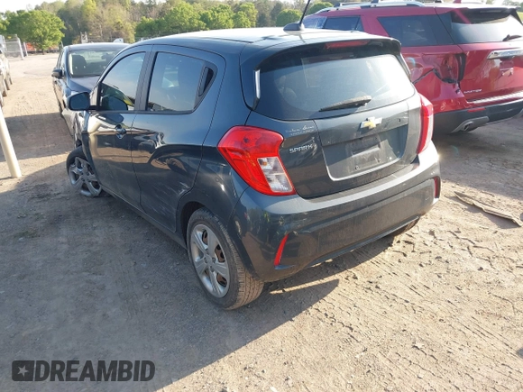 2020 Chevrolet Spark LS with VIN KL8CB6SA3LC412974, listed as a IAAI auction lot 41983025 with 64,611 mi miles. Bid and sale history available at carsss.com. Image 3.