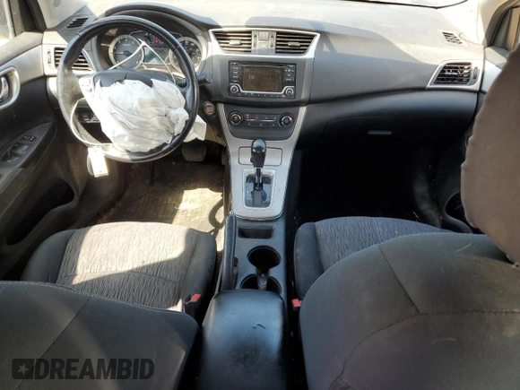 2015 Nissan Sentra SV with VIN 3N1AB7AP8FY314919, listed as a Copart auction lot 50491565 with 142,558 mi miles and Salvage Title. Bid and sale history available at carsss.com. Image 8.