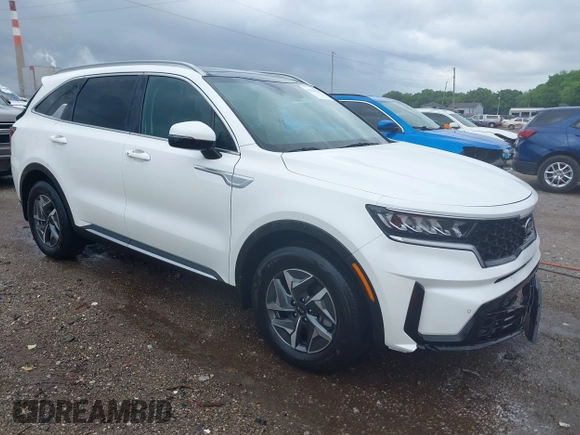 2021 Kia Sorento EX with VIN KNDRH4LG8M5035166, listed as a IAAI auction lot 42300560 with 24,754 mi miles and . Bid and sale history available at DreamBid. Image 1.