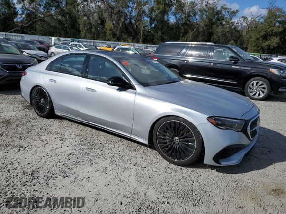 2024 Mercedes-Benz E-Class E 350 with VIN W1KLF4HB5RA012179, listed as a Copart auction lot 85799054 with 0 mi miles and Salvage Title. Bid and sale history available at carsss.com. Image 4.