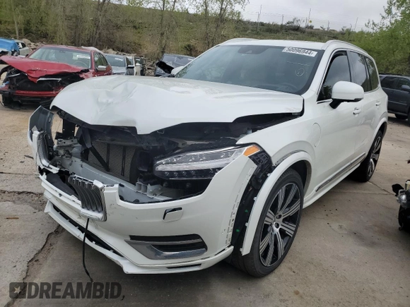 2021 Volvo XC90 Inscription Expression with VIN YV4BR0CL3M1747349, listed as a Copart auction lot 50096944 with 37,637 mi miles. Bid and sale history available at carsss.com. Image 1.