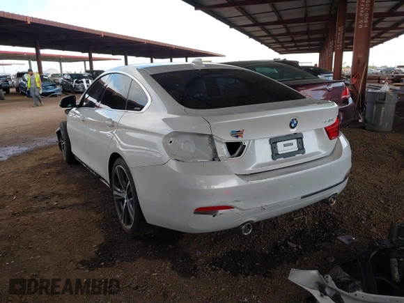 2018 BMW 4 Series 440i with VIN WBA4J5C56JBF07770, listed as a IAAI auction lot 41948710 with 69,655 mi miles and . Bid and sale history available at carsss.com. Image 3.