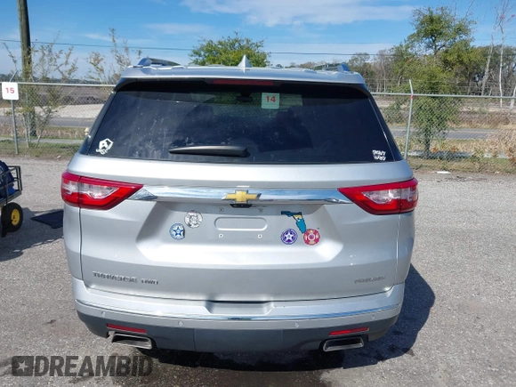 2021 Chevrolet Traverse Premier with VIN 1GNEVKKWXMJ198159, listed as a IAAI auction lot 41616691 with 80,229 mi miles. Bid and sale history available at carsss.com. Image 16.