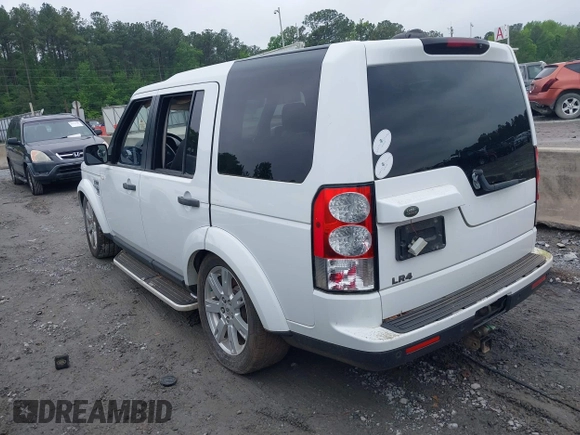 2012 Land Rover LR4 with VIN SALAB2D44CA597734, listed as a IAAI auction lot 42112805 with Not Provided miles and . Bid and sale history available at DreamBid. Image 3.