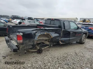 1999 Dodge Dakota SLT with VIN 1B7GL22X0XS275846, listed as a Copart auction lot 42619635 with 176,527 mi miles and Salvage Title. Bid and sale history available at carsss.com. Image 3.