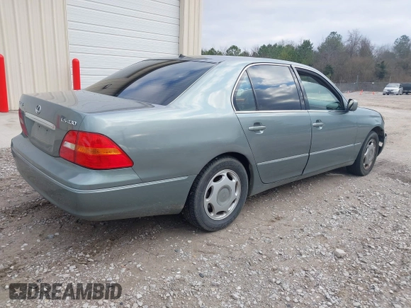 2001 Lexus LS 430 z VIN JTHBN30F210022498, wystawiony jako IAAI lot #41587686 z przebiegiem 197 562 mil mil oraz . Historia ofert i sprzedaży dostępna na DreamBid. Obrazek 4.
