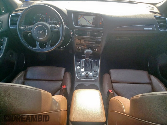2015 Audi Q5 Premium Plus with VIN WA1DGAFP6FA019267, listed as a Copart auction lot 59321295 with 99,401 mi miles and Salvage title. Bid and sale history available at DreamBid. Image 8.