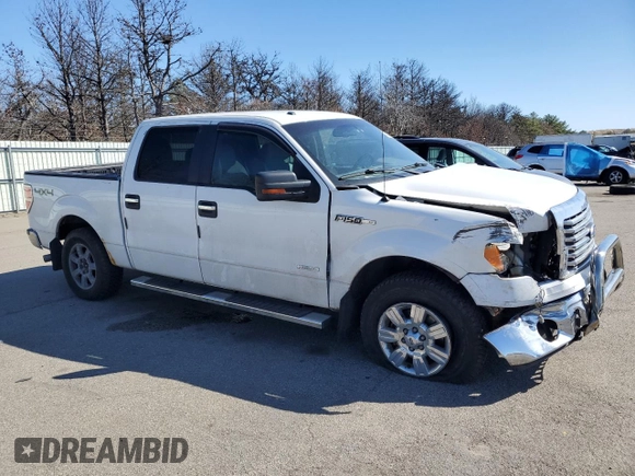 2011 Ford F-150 XLT with VIN 1FTFW1ET6BFC87751, listed as a Copart auction lot 50521965 with 337,608 mi miles and Salvage Title. Bid and sale history available at carsss.com. Image 4.