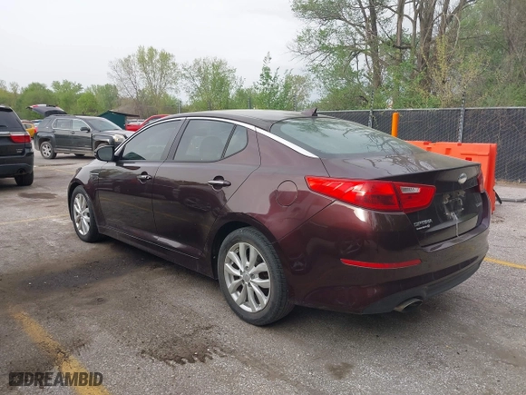 2014 Kia Optima EX with VIN 5XXGN4A71EG321621, listed as a IAAI auction lot 42077320 with 169,372 mi miles. Bid and sale history available at carsss.com. Image 3.