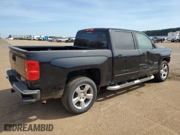2017 Chevrolet Silverado 1500 LT with VIN 3GCPCREC2HG452245, listed as a Copart auction lot 50136295 with 40,037 mi miles and Salvage Title. Bid and sale history available at DreamBid. Image 3.