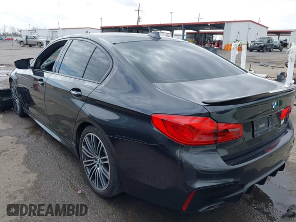 2017 BMW 5 Series 540i with VIN WBAJE5C35HG916844, listed as a IAAI auction lot 41793043 with 92,964 mi miles and . Bid and sale history available at carsss.com. Image 3.