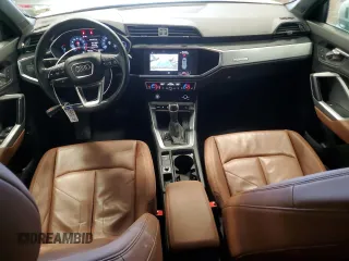 2019 Audi Q3 Premium with VIN WA1AECF38K1084682, listed as a Copart auction lot 86361474 with 48,416 mi miles and Salvage Title. Bid and sale history available at carsss.com. Image 8.