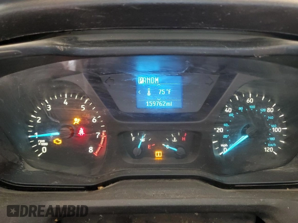 2019 Ford Transit with VIN 1FTYE1ZM0KKA06310, listed as a Copart auction lot 55611115 with 159,762 mi miles and Salvage title. Bid and sale history available at DreamBid. Image 9.