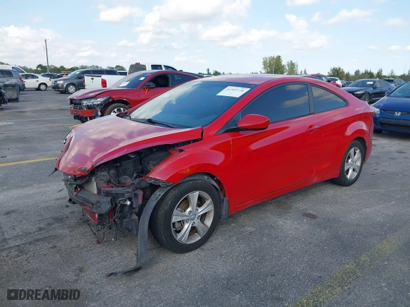 2013 Hyundai Elantra Coupe GS with VIN KMHDH6AE2DU012829, listed as a IAAI auction lot 41503736 with 89,859 mi miles. Bid and sale history available at carsss.com. Image 18.