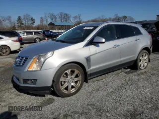 2014 Cadillac SRX Performance Collection with VIN 3GYFNCE35ES630543, listed as a Copart auction lot 48547135 with 92,357 mi miles and Salvage Title. Bid and sale history available at carsss.com. Image 1.