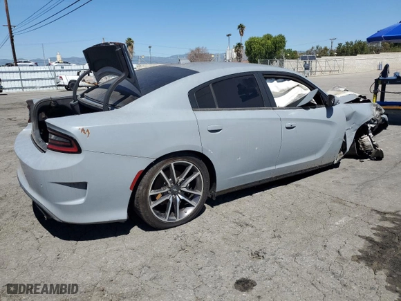 2022 Dodge Charger R/T with VIN 2C3CDXCT0NH129797, listed as a Copart auction lot 50403705 with 0 mi miles and Clean Title. Bid and sale history available at carsss.com. Image 3.