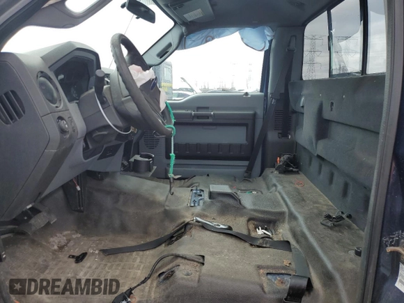2015 Ford F-250 XLT with VIN 1FTBF2B68FEC56337, listed as a Copart auction lot 50330585 with 47,648 mi miles and Salvage title. Bid and sale history available at DreamBid. Image 7.