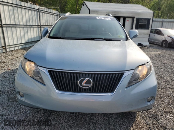 2012 Lexus RX 350 with VIN 2T2BK1BA2CC126946, listed as a Copart auction lot 54875315 with 162,591 mi miles and Salvage title. Bid and sale history available at DreamBid. Image 5.