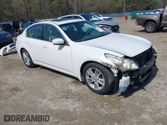 2010 Infiniti G37 Sedan Journey with VIN JN1CV6AP9AM402058, listed as a IAAI auction lot 41920401 with 214,714 mi miles. Bid and sale history available at carsss.com. Image 1.