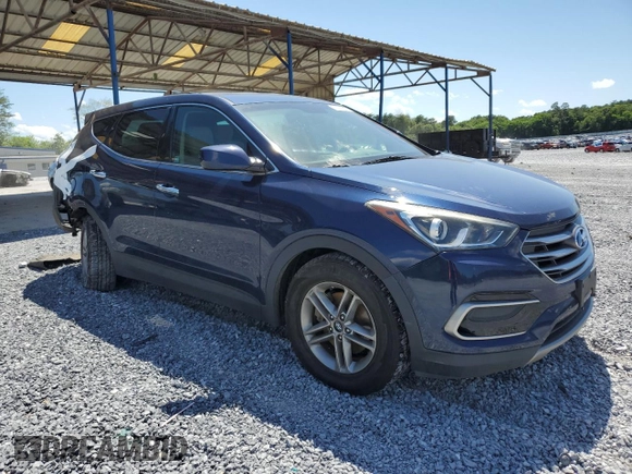 2017 Hyundai Santa Fe 2.4L z VIN 5XYZT3LB2HG496566, wystawiony jako Copart lot #57759925 z przebiegiem 129 094 mil mil oraz Szkoda całkowita • Salvage title. Historia ofert i sprzedaży dostępna na DreamBid. Obrazek 4.