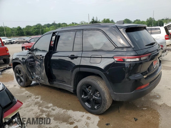 2025 Jeep Grand Cherokee Limited with VIN 1C4RJHBG9SC316771, listed as a Copart auction lot 58943495 with 860 mi miles and Salvage title. Bid and sale history available at DreamBid. Image 2.