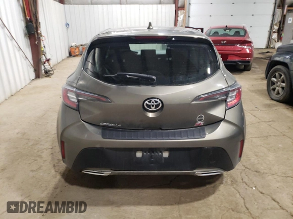 2019 Toyota Corolla Hatchback SE with VIN JTNK4RBE7K3050806, listed as a Copart auction lot 72276794 with 61,904 mi miles and Salvage Title. Bid and sale history available at carsss.com. Image 6.