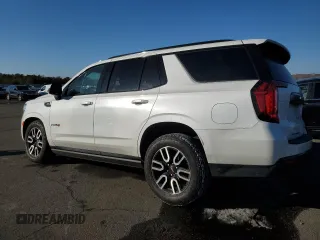 2021 GMC Yukon AT4 with VIN 1GKS2CKD4MR206593, listed as a Copart auction lot 42100765 with 75,930 mi miles and Salvage Title. Bid and sale history available at carsss.com. Image 2.