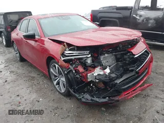 2021 Acura TLX w/Advance Package with VIN 19UUB5F66MA011980, listed as a IAAI auction lot 41570965 with 16,461 mi miles. Bid and sale history available at carsss.com. Image 1.