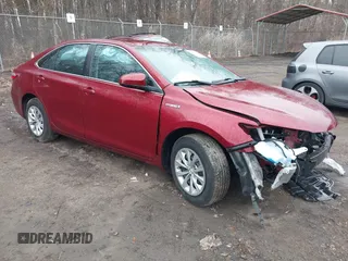 2017 Toyota Camry Hybrid LE with VIN 4T1BD1FK9HU209135, listed as a IAAI auction lot 41668852 with 98,808 mi miles. Bid and sale history available at carsss.com. Image 1.