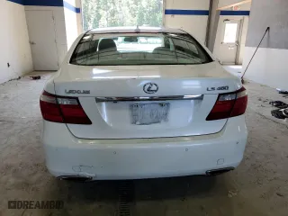 2008 Lexus LS 460 with VIN JTHBL46F585079083, listed as a Copart auction lot 72599494 with 0 mi miles and Salvage Title. Bid and sale history available at carsss.com. Image 6.