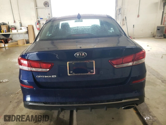 2019 Kia Optima LX with VIN 5XXGT4L30KG351365, listed as a Copart auction lot 58257735 with 29,874 mi miles and Salvage title. Bid and sale history available at DreamBid. Image 6.