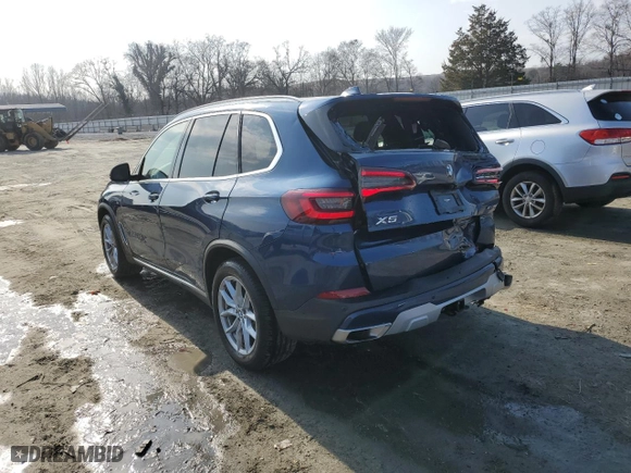 2023 BMW X5 xDrive40i with VIN 5UXCR6C02P9N83421, listed as a Copart auction lot 43815565 with 31,031 mi miles and Salvage Title. Bid and sale history available at carsss.com. Image 2.
