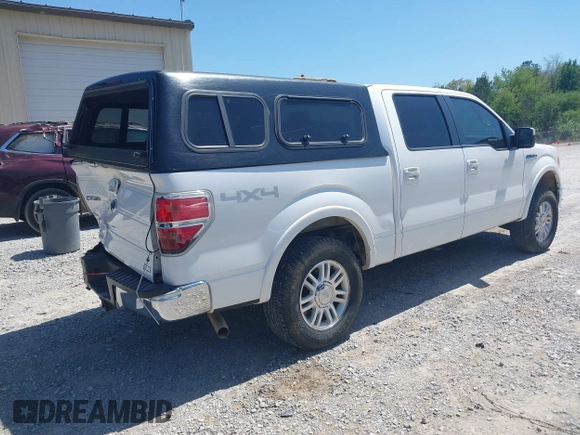 2010 Ford F-150 XL with VIN 1FTFW1EV3AKE16813, listed as a IAAI auction lot 41999051 with 206,457 mi miles. Bid and sale history available at carsss.com. Image 4.