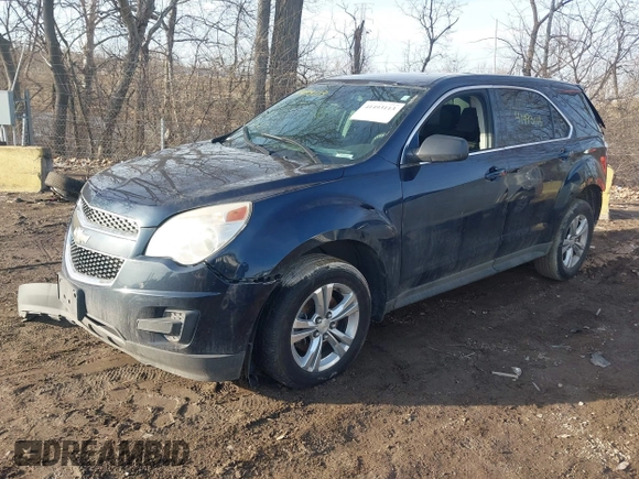 2015 Chevrolet Equinox LS z VIN 2GNALAEK1F1134967, wystawiony jako IAAI lot #41493113 z przebiegiem 144 336 mil mil oraz . Historia ofert i sprzedaży dostępna na DreamBid. Obrazek 2.