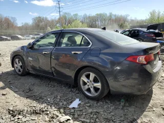 2012 Acura TSX Tech Pkg with VIN JH4CU2F69CC027403, listed as a Copart auction lot 50981715 with 247,233 mi miles and Salvage Title. Bid and sale history available at carsss.com. Image 2.