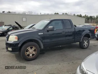 2004 Ford F-150 XLT with VIN 1FTPX14574NA88236, listed as a Copart auction lot 47227265 with 129,660 mi miles and Salvage Title. Bid and sale history available at carsss.com. Image 1.