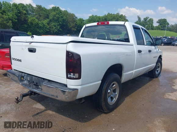 2003 Dodge 1500 ST z VIN 1D7HA18N13S364951, wystawiony jako IAAI lot #42426006 z przebiegiem 290 165 mil mil oraz . Historia ofert i sprzedaży dostępna na DreamBid. Obrazek 4.