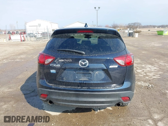2015 Mazda CX-5 Touring with VIN JM3KE2CY0F0516589, listed as a IAAI auction lot 41707973 with 109,245 mi miles. Bid and sale history available at carsss.com. Image 16.
