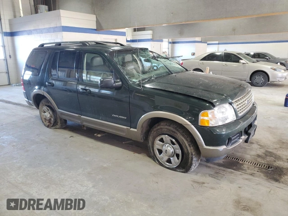 2002 Ford Explorer Eddie Bauer with VIN 1FMDU74W52UC34638, listed as a Copart auction lot 42438825 with Not provided miles and Salvage title. Bid and sale history available at DreamBid. Image 4.
