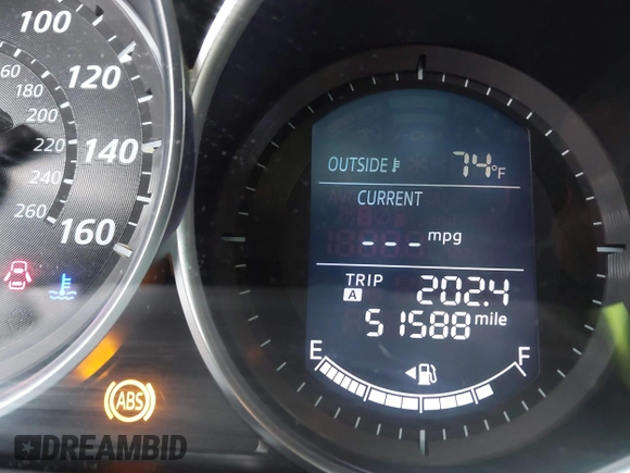 2015 Mazda CX-5 Touring with VIN JM3KE2CY3F0550624, listed as a IAAI auction lot 41931268 with 51,588 mi miles and . Bid and sale history available at carsss.com. Image 15.
