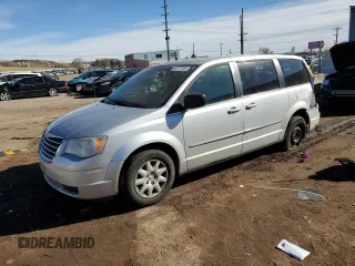 2009 Chrysler Town & Country LX with VIN 2A8HR44E59R656406, listed as a Copart auction lot 43177705 with 113,385 mi miles and Salvage Title. Bid and sale history available at carsss.com. Image 1.