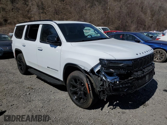 2024 Jeep Wagoneer Series II Carbide with VIN 1C4SJVBP6RS187825, listed as a Copart auction lot 50468435 with 7,751 mi miles and Salvage title. Bid and sale history available at DreamBid. Image 4.